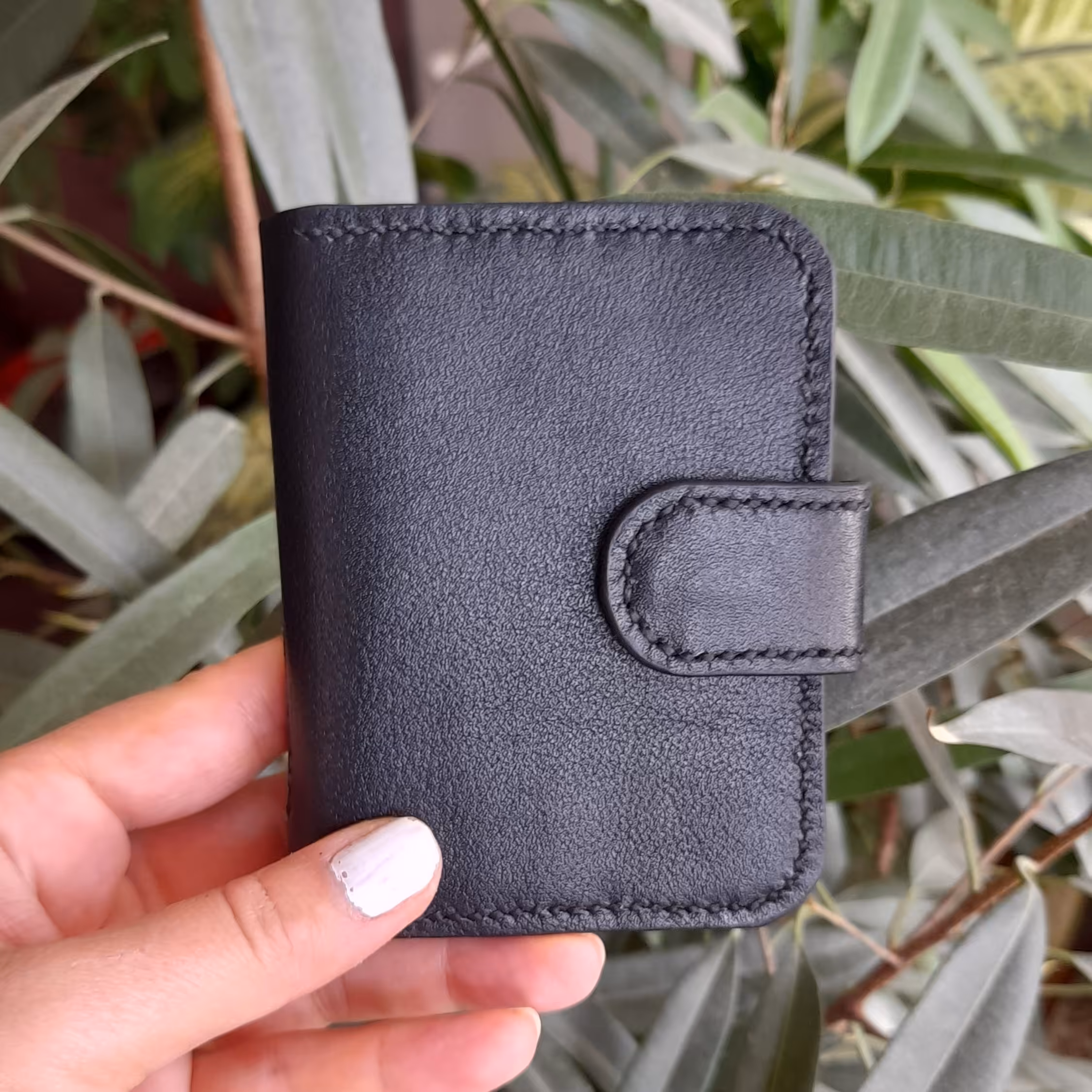 جاکارتی چرم طبیعی بزی دستدوز  و دستساز