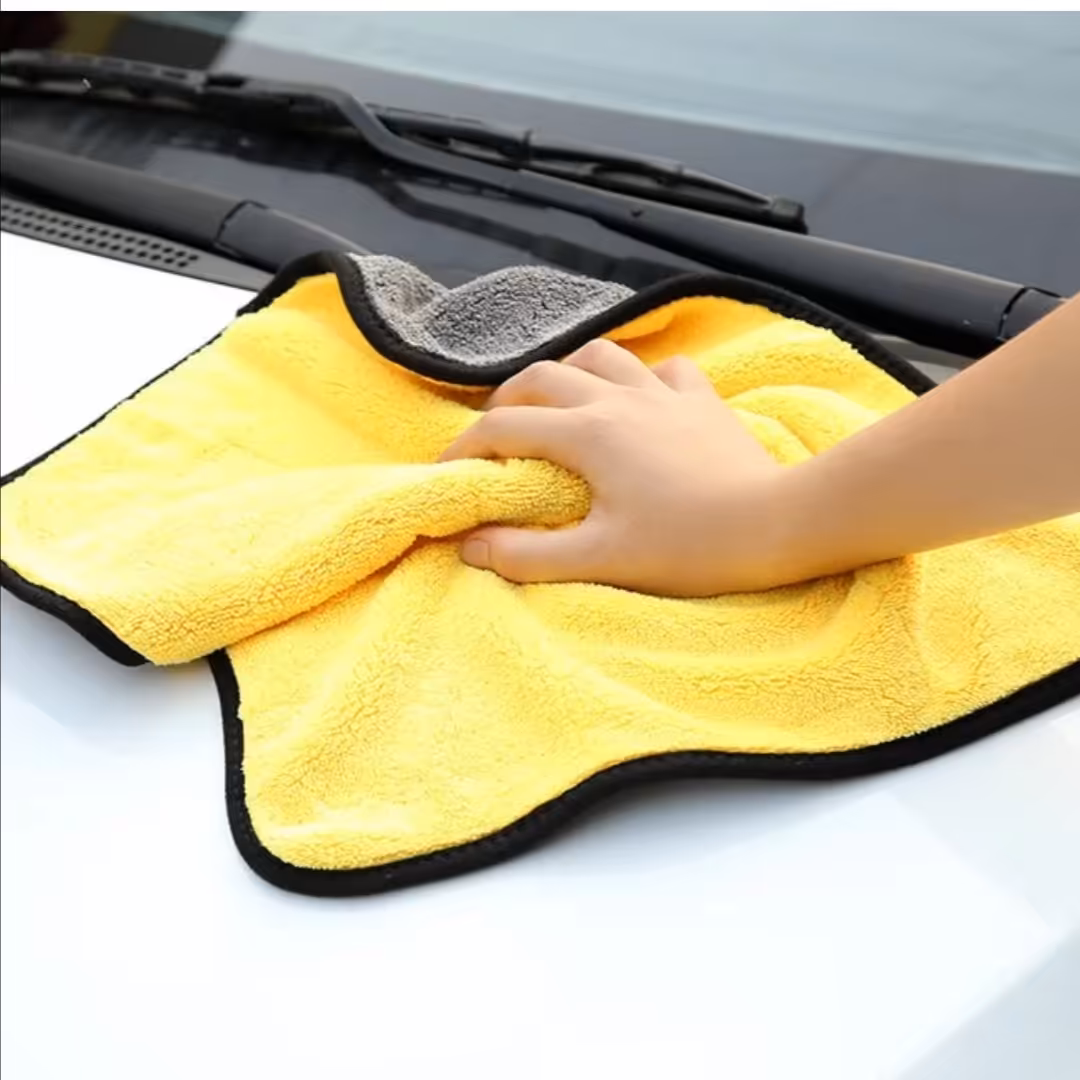 دستمال میکروفایبر نانو دو رو حوله ای 30در 40 اصل وارداتی 