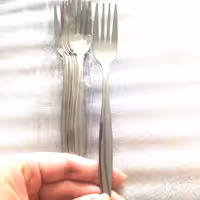 چنگال میوه خوری stainless steel (6عددی)