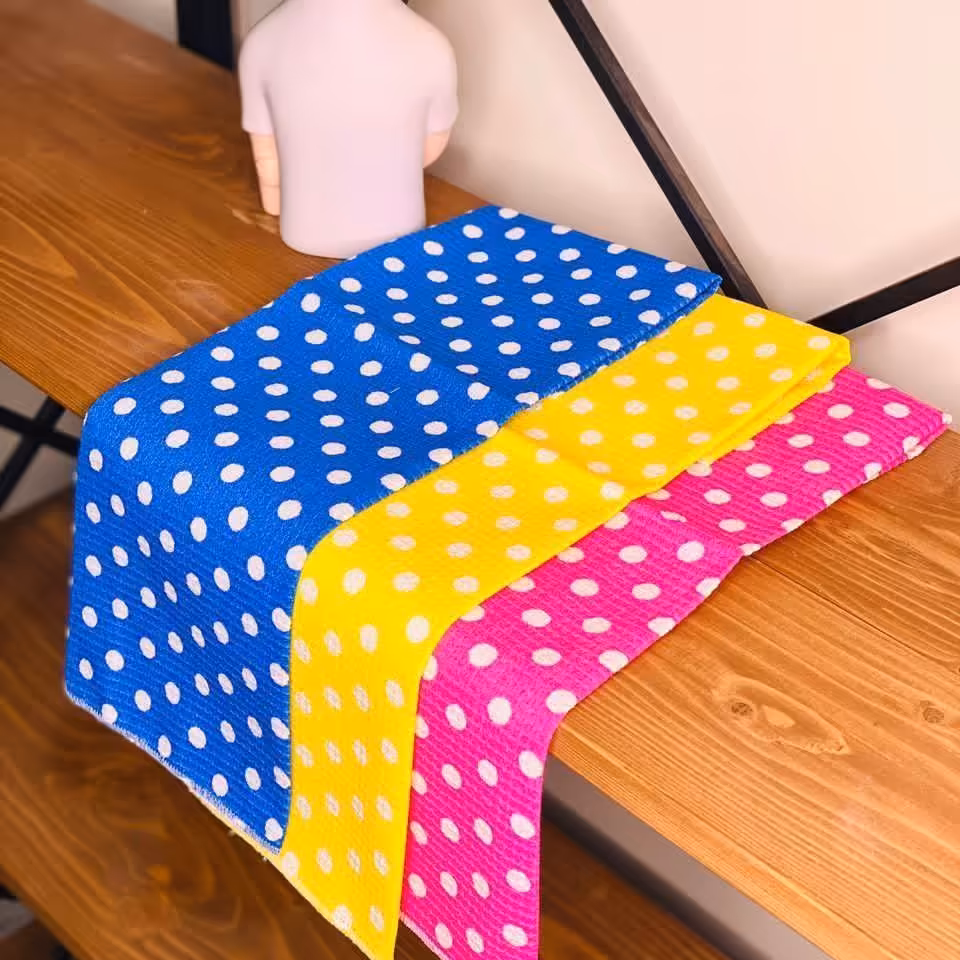 دستمال تنظیف 3 عددی زنبوری