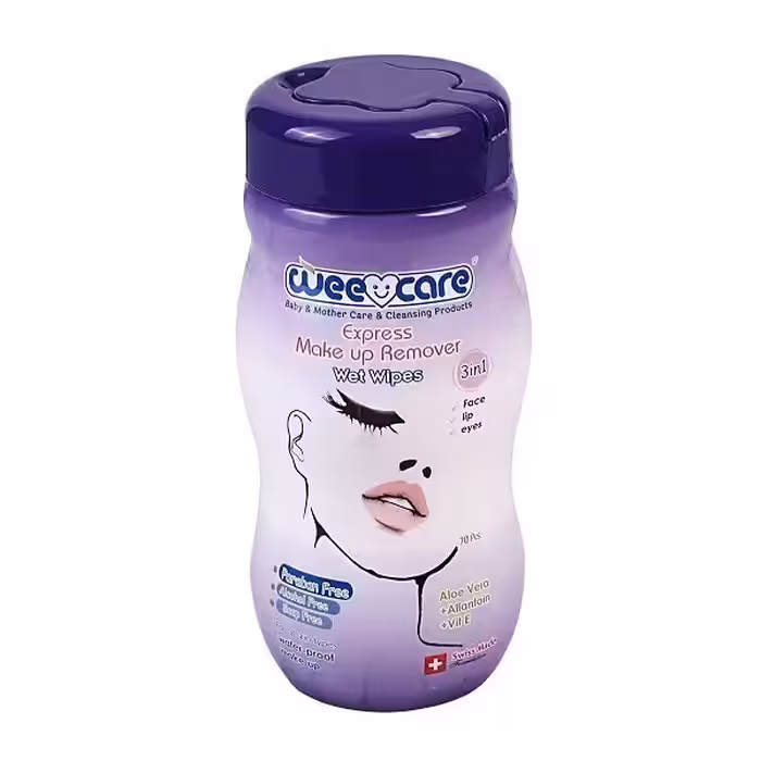 دستمال مرطوب پاک کننده سریع آرایش وی کر 70 عددی