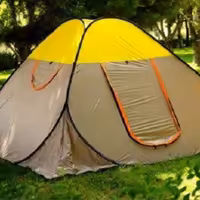 چادر مسافرتی فنری 10 نفره ایرانی قهوه ای