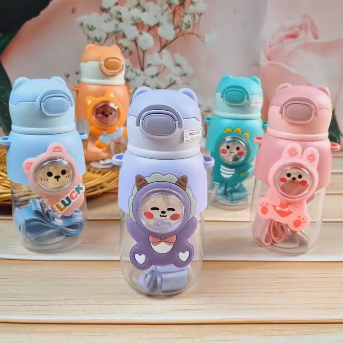 قمقمه وارداتی درجه یک نشکن بدون بو ،ضد باکتری، بدون چکه و نشتی