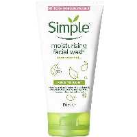 ژل شستشوی آبرسان سیمپل SIMPLE مدل KIND TO SKIN حجم 150 و 50 میل | بدون صابون، عطر، مواد شیمیایی و الکل