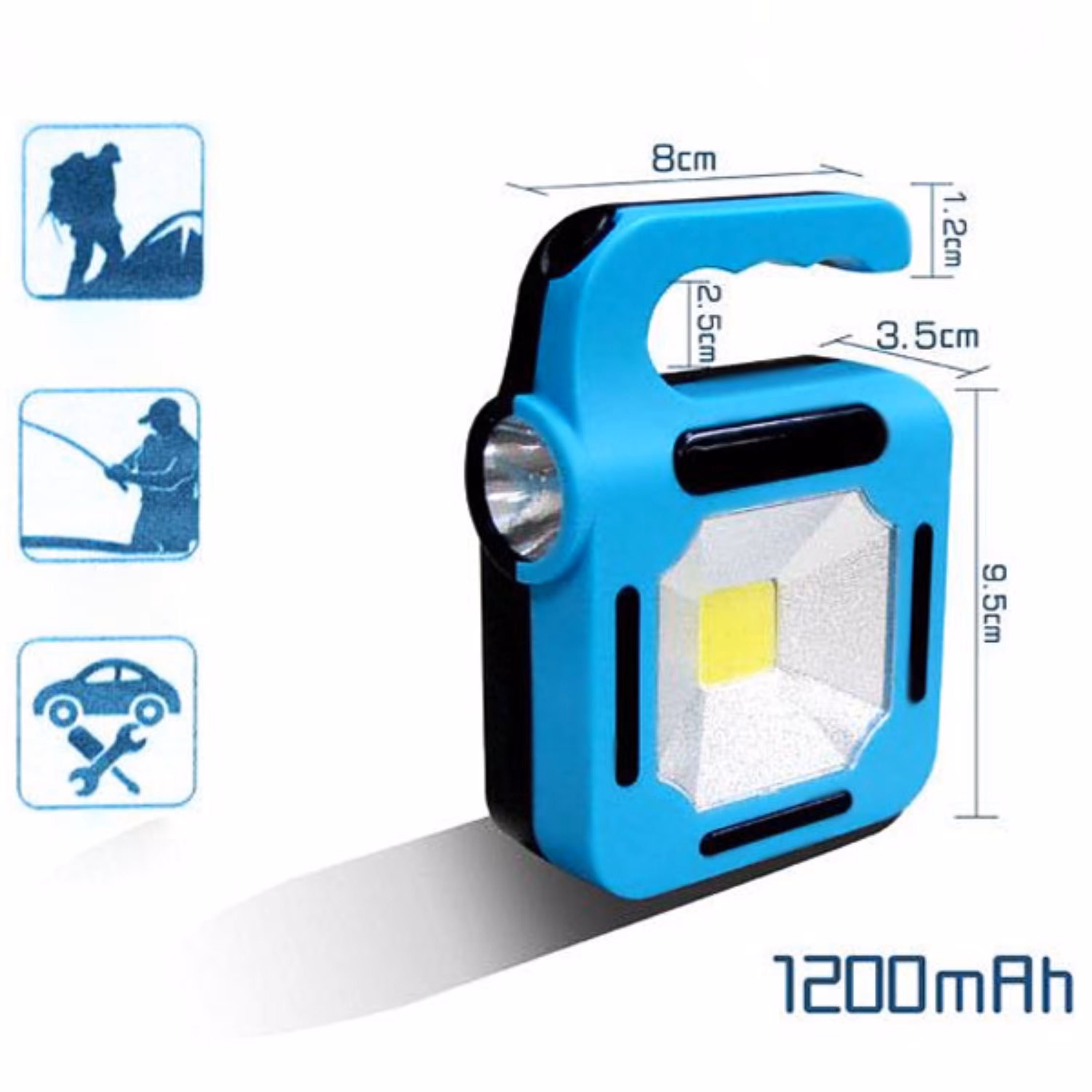 چراغ پرنور خورشیدی شارژی دستی