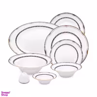 سرويس غذاخوری 35 پارچه چينی زرين مدل پرشيا قالب شهرزاد درجه عالی