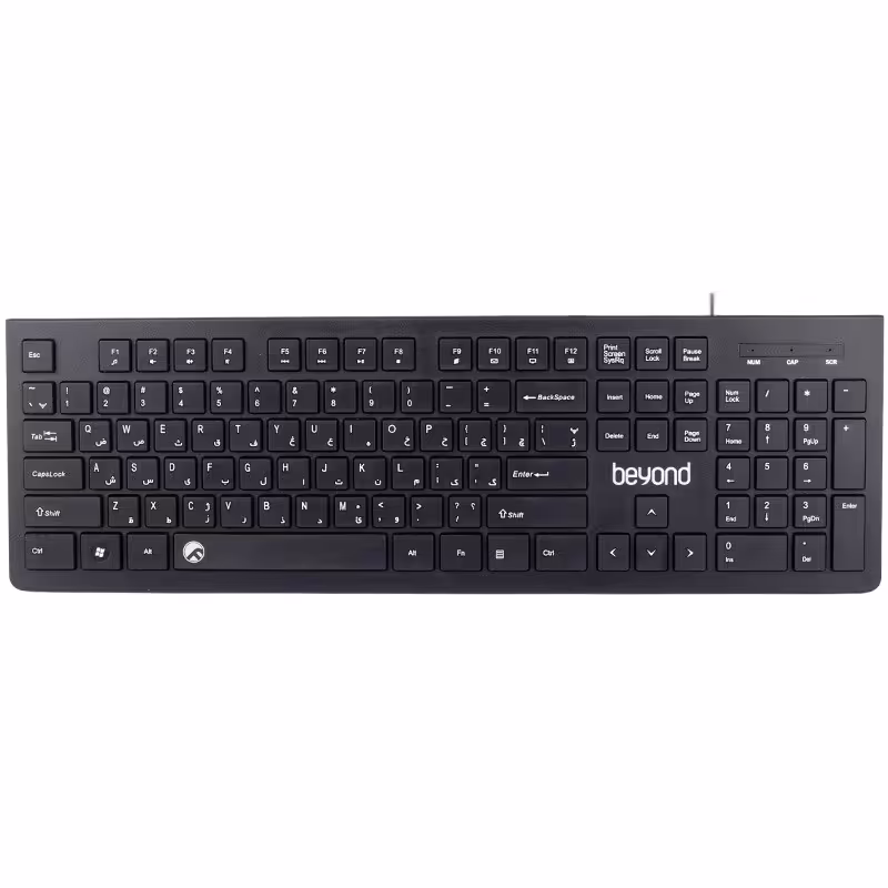 کیبورد USB بیاند مدل BK 2560Beyond BK 2650 USB Wired Keyboard