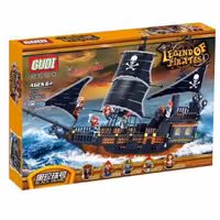 لگو کشتی ارواح مروارید سیاه دزدان دریایی برند گودی GUDI 9115