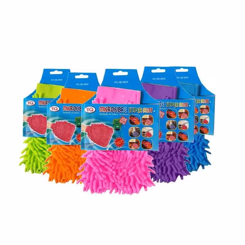 دستمال نظافت ماکارونی رنگ آبی