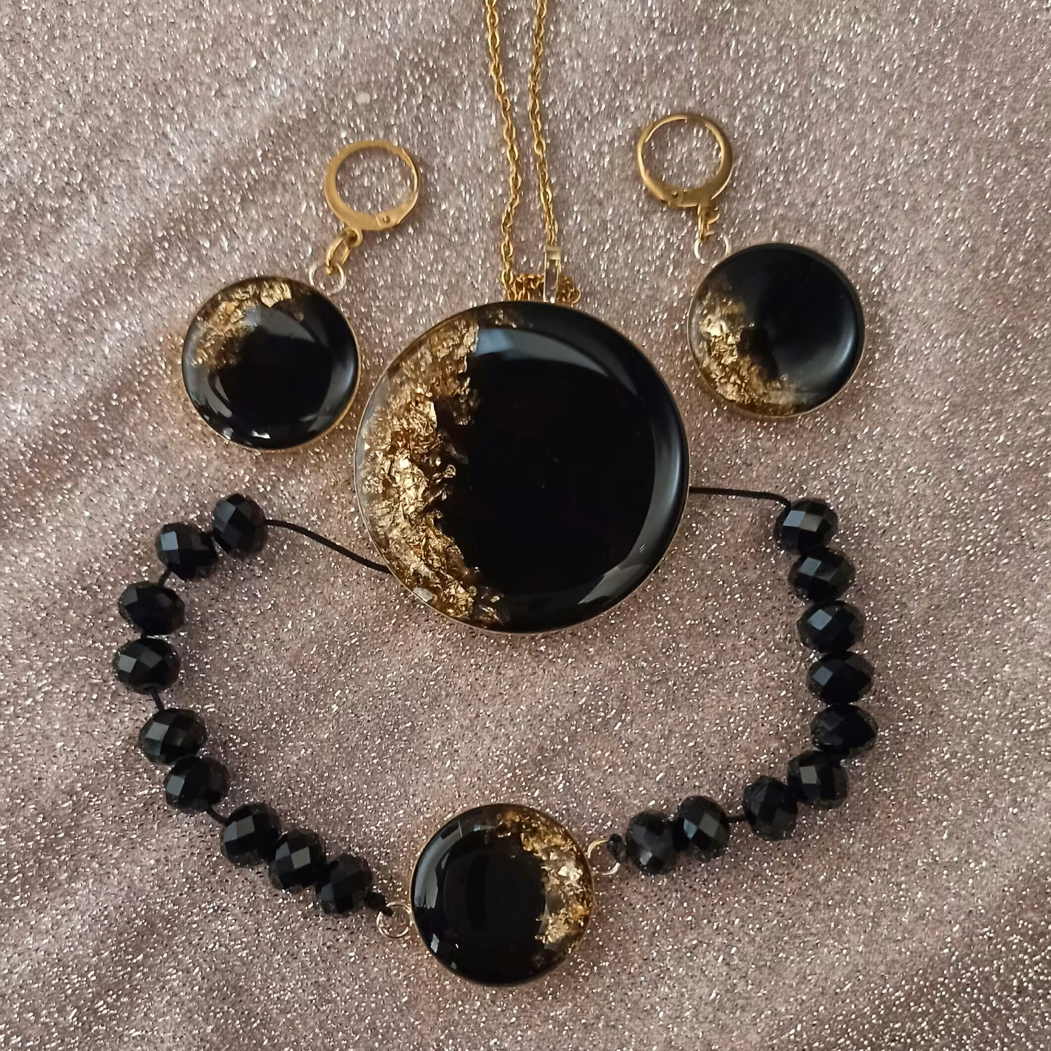 نیم ست مشکی