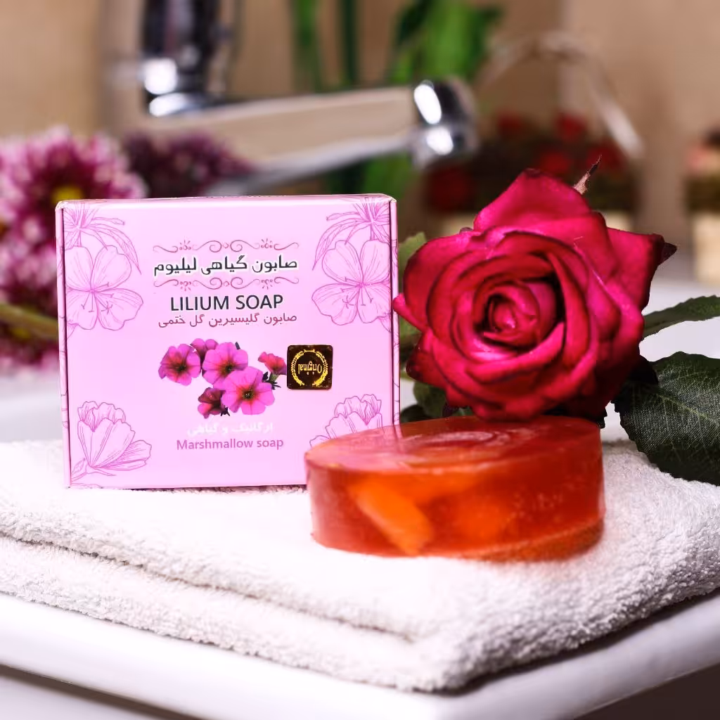 صابون گلیسیرین گل ختمی 80 گرمی
