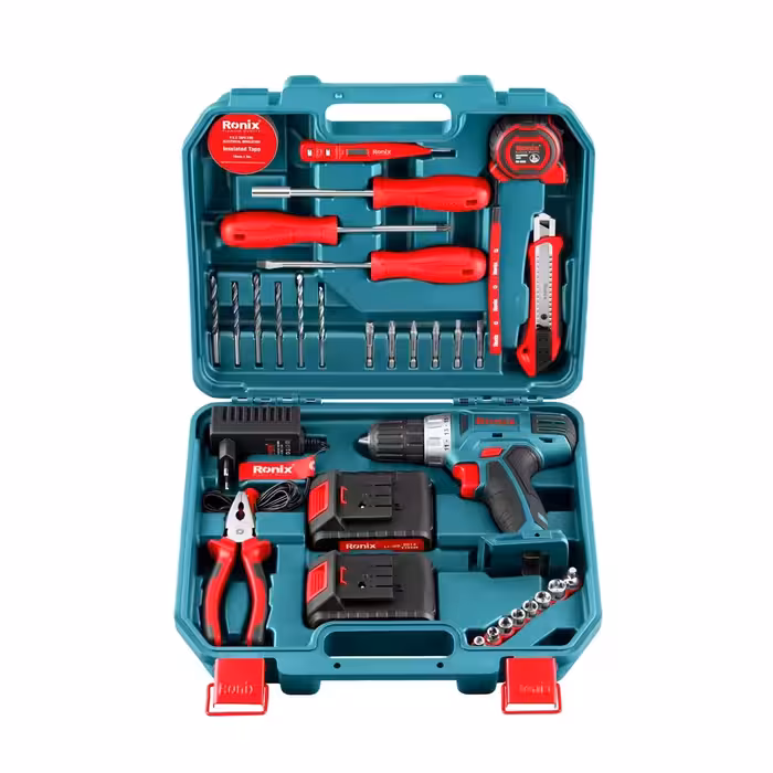 ست ترکیبی دریل چکشی شارژی 14 ولت 33 پارچه Rs-8014