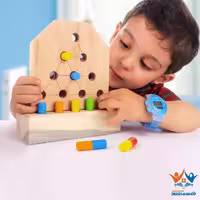 اسباب بازی فکری چوبی دورنگی روپک