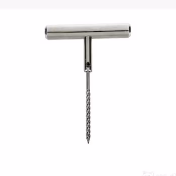 درفش تیوبلس استیل بسته دو عددی همراه 5عدد پد پنچرگیری