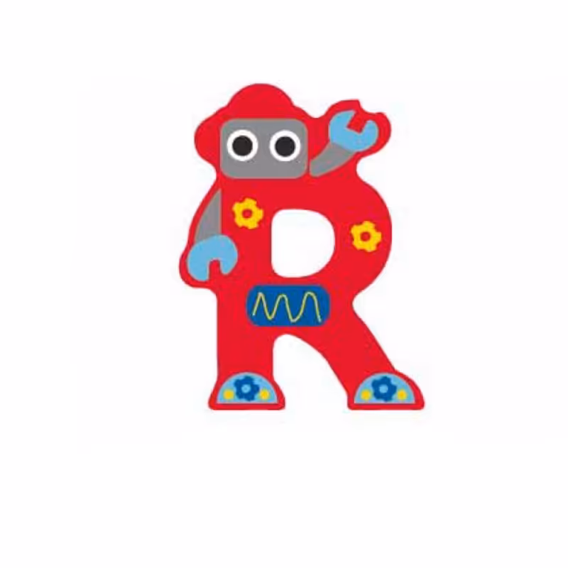 حرف R چوبی classic world 4420