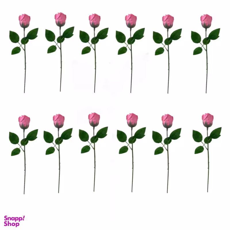 شاخه گل مصنوعی مدل معطر مجموعه 12 عددی