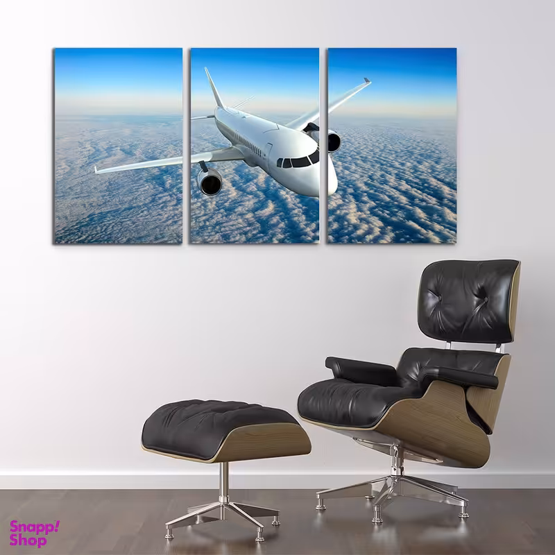 تابلو شاسی بکلیت طرح هواپیما و پرواز مدل SH-936 مجموعه 3 عددی