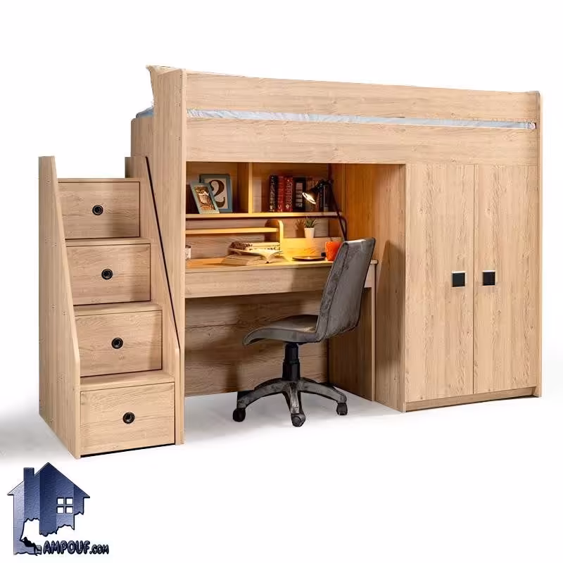 تخت خواب دو طبقه TBJ151