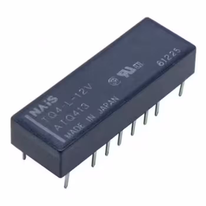 مجموعه 6 عددی رله 12V مینیاتوری 16 پایه ژاپنی مارک NAiS کد TQ4L