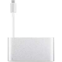 کیت آداپتور MOSHI موشی تبدیل USB-C به مولتی پورت نقره ای - Hiapple.ir