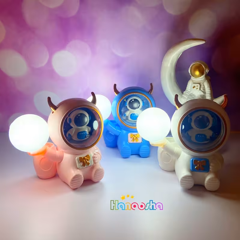 چراغ مطالعه و چراغ خواب فضانورد شیطون