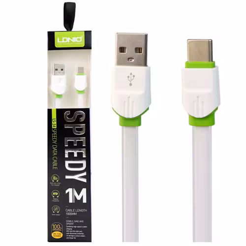 کابل تبدیل USB به Type-C الدینیو مدل LS-34 طول 1 متر
