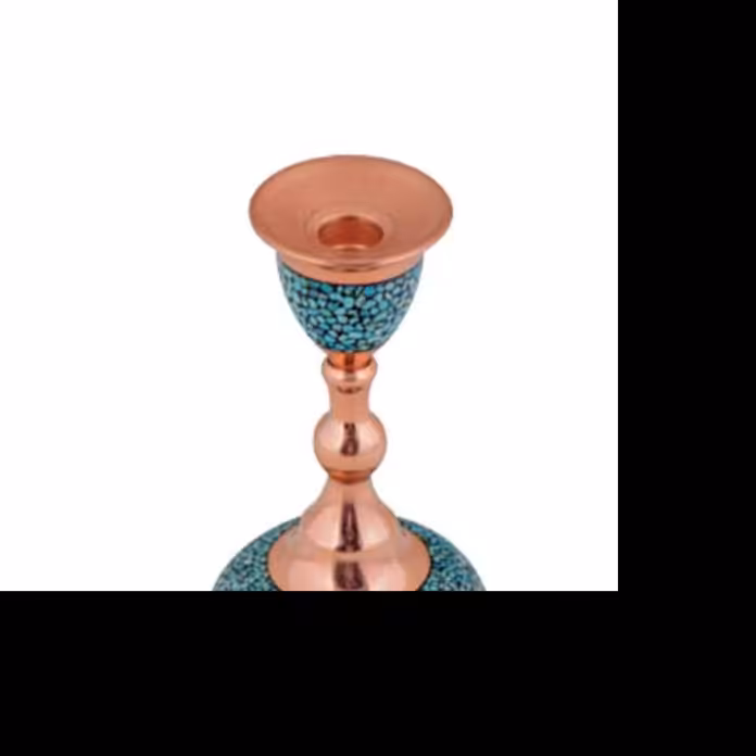 شمعدان فیروزه کوبی متوسط 