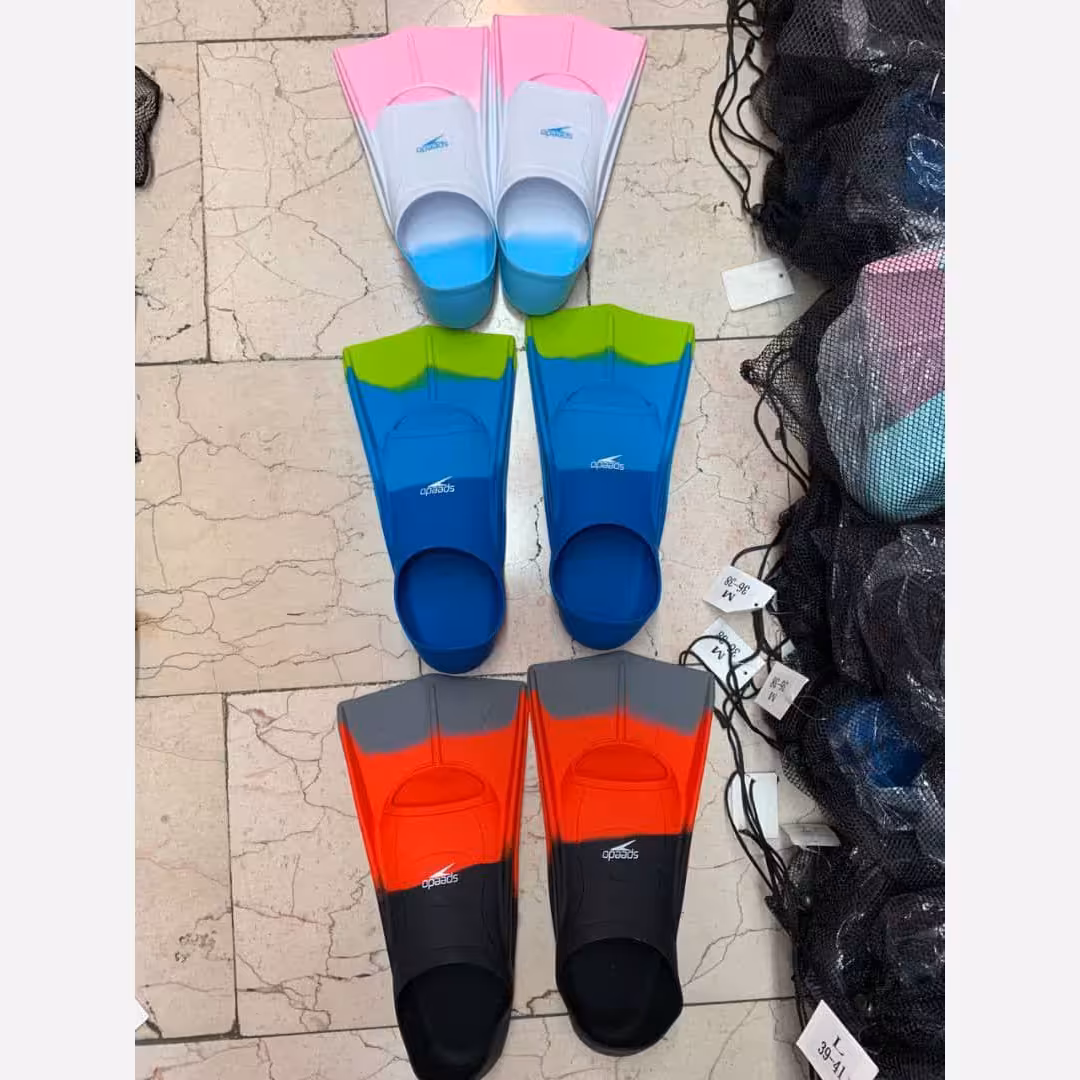 پاور فین شنا سایز بندی رنگ بندی برند اسپیدو