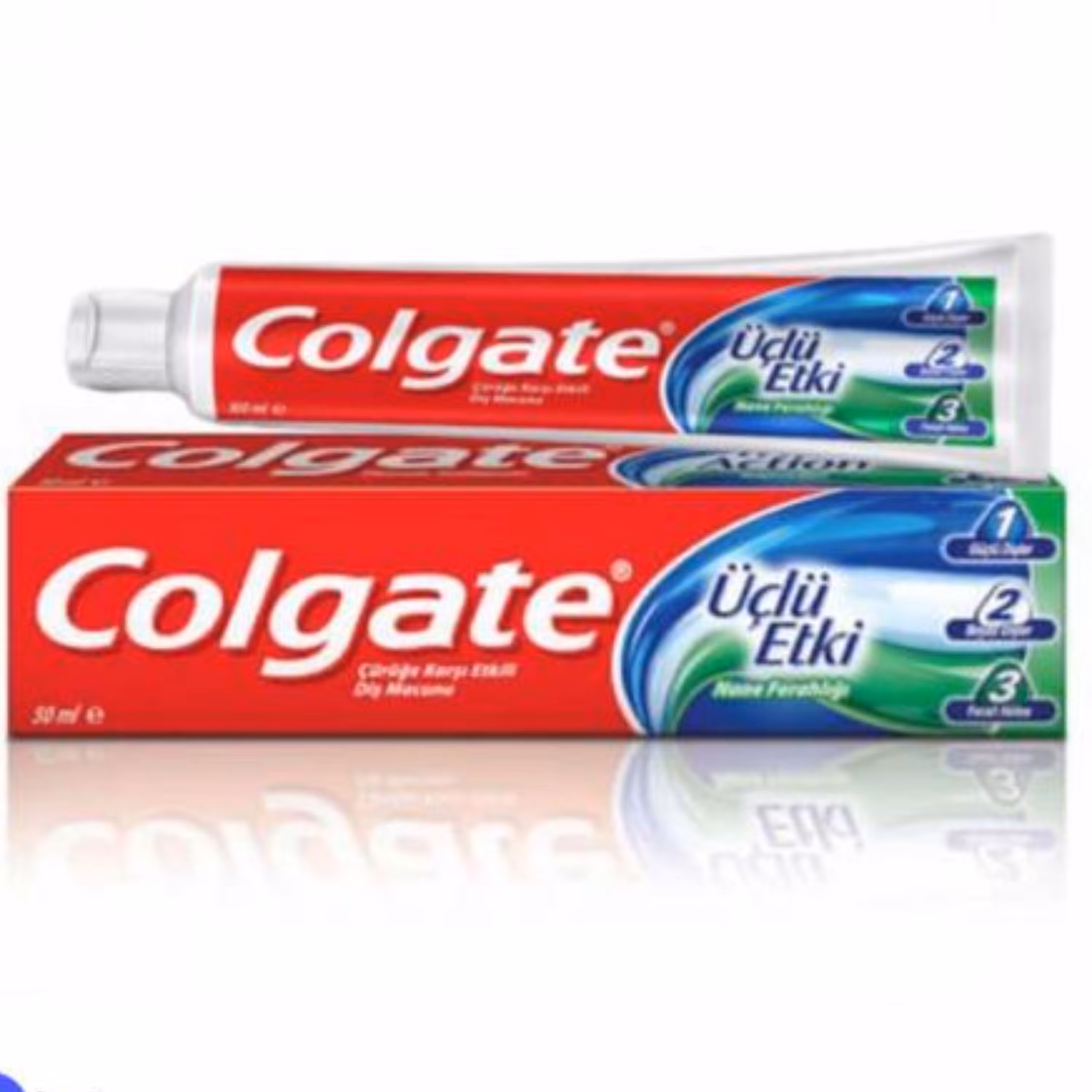 خمیر دندان کلگیت Triple Action سه کاره حجم 100 میلی لیتر (Colgate)