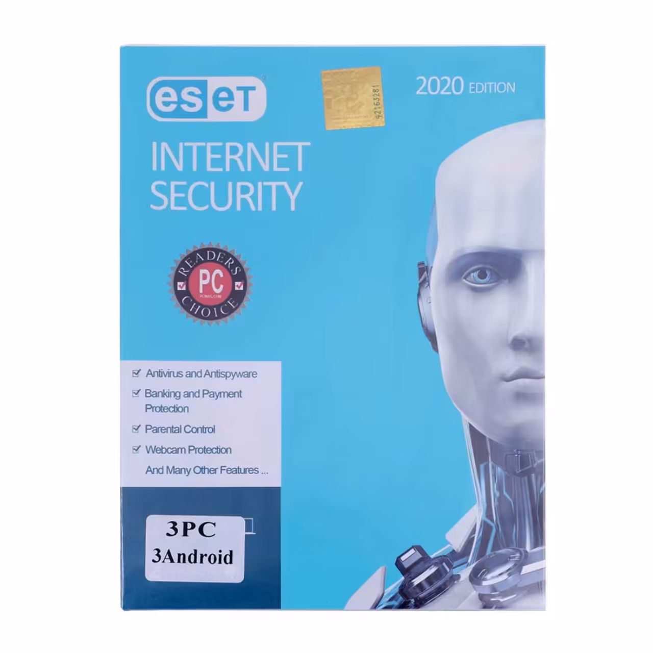 آنتی ویروس ESET INTERNET Security 2020 اورجینال یکساله (PC 3  Android3)
