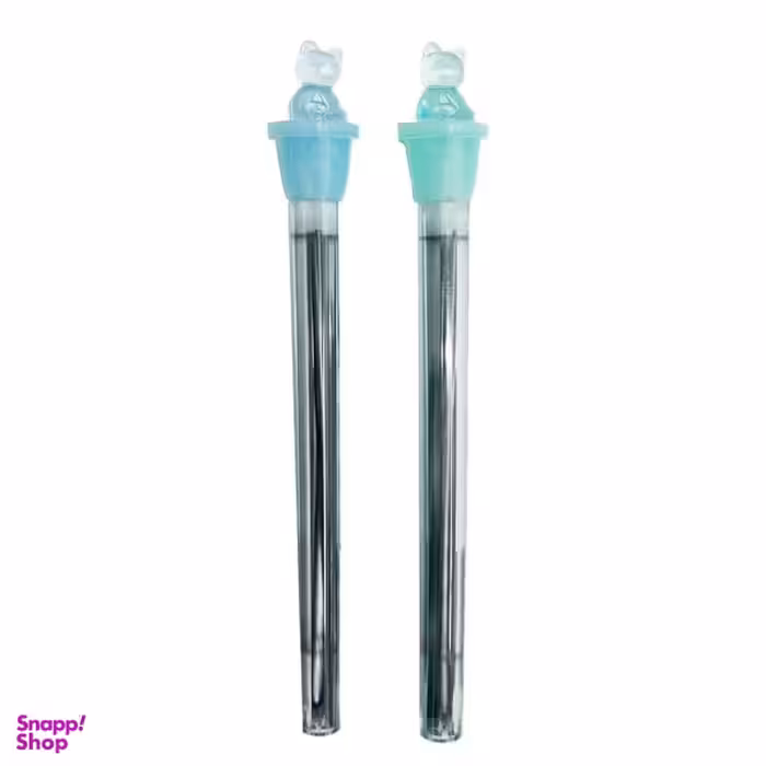 نوک مداد نوکی 0.5 میلی متری مدل گربه کریستالی بسته 2 عددی