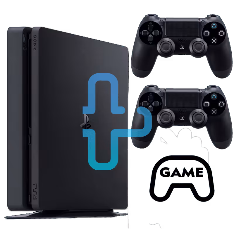 خرید PS4 اسلیم 1 ترا دو دسته استوک با بازی