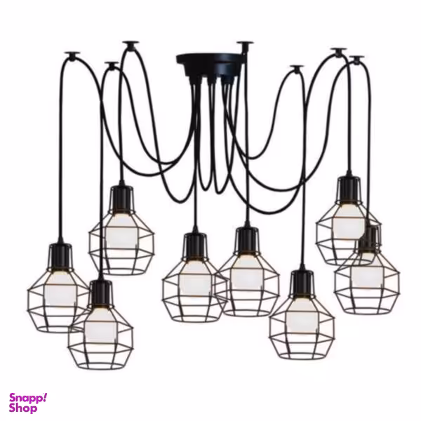 چراغ آویز 8 شعله آرتا کد 198/8