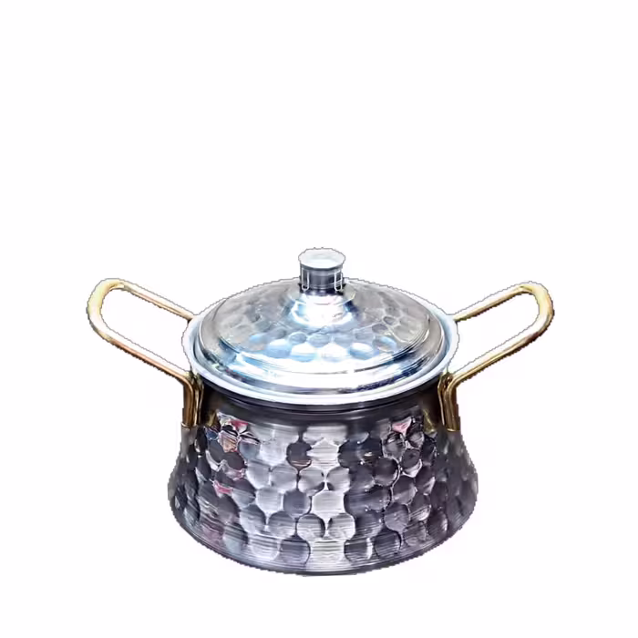 دیگچه روحی چکشی سایز 1 سایز 16