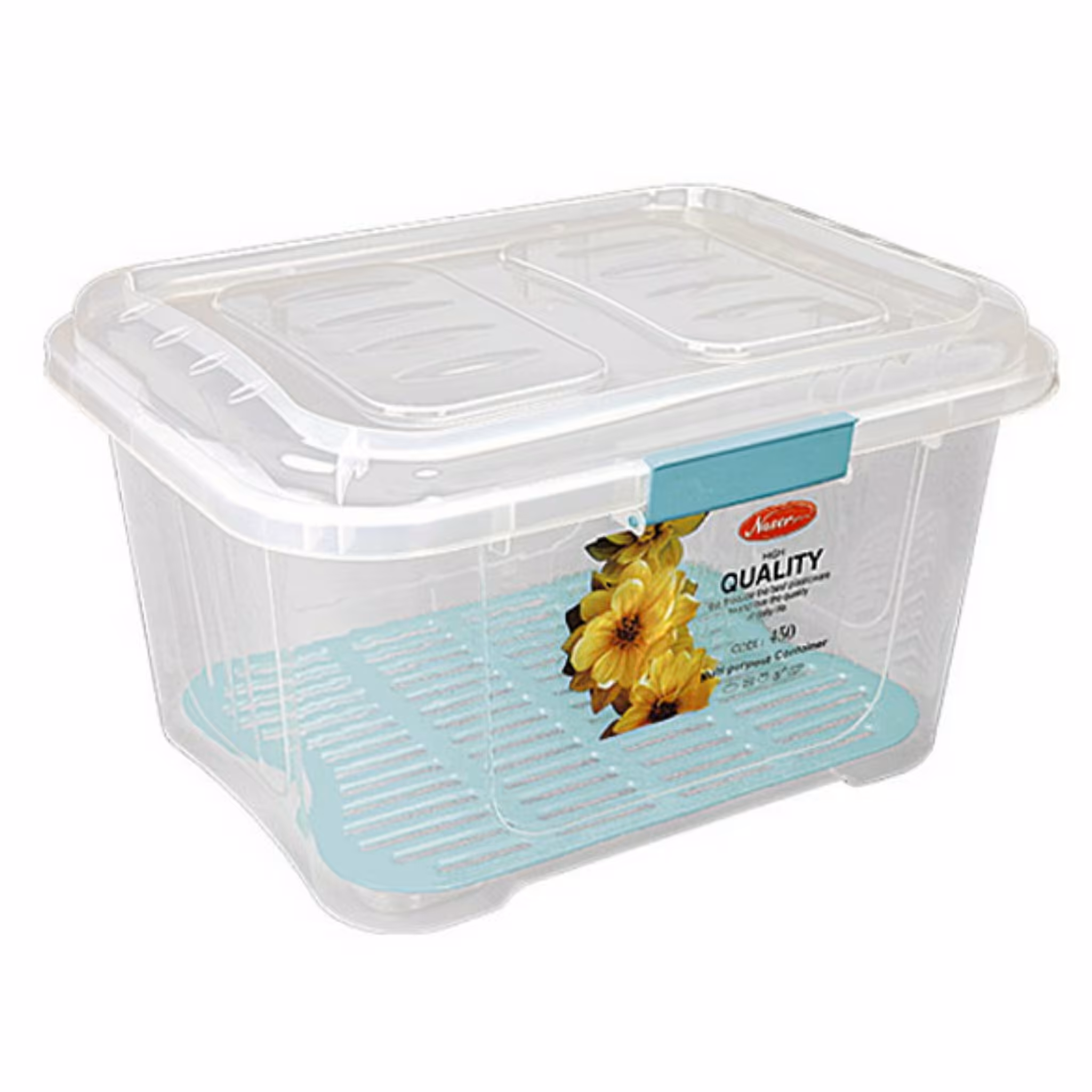 ظرف نان ناصر پلاستیک کد 450