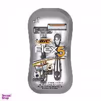تیغ فلکس بیک (Bic) مدل 5 لبه بسته 2 عددی