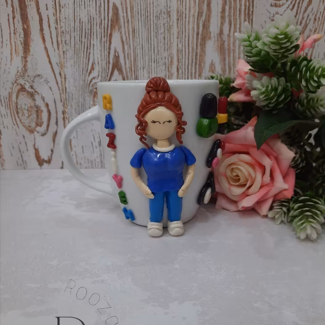 ماگ دختر  ارایشی