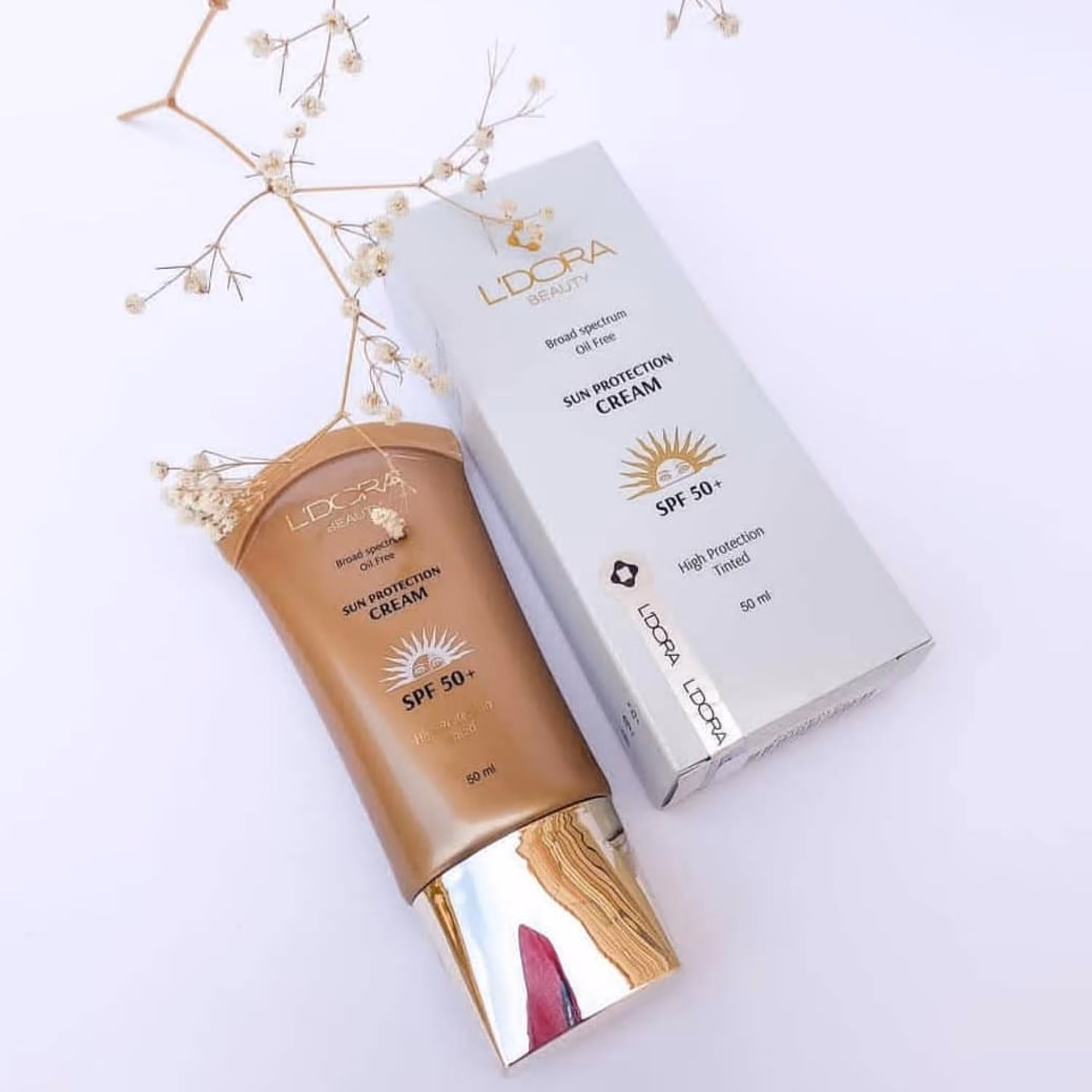 میلی لیتر کرم ضدآفتاب رنگی و فاقدچربی