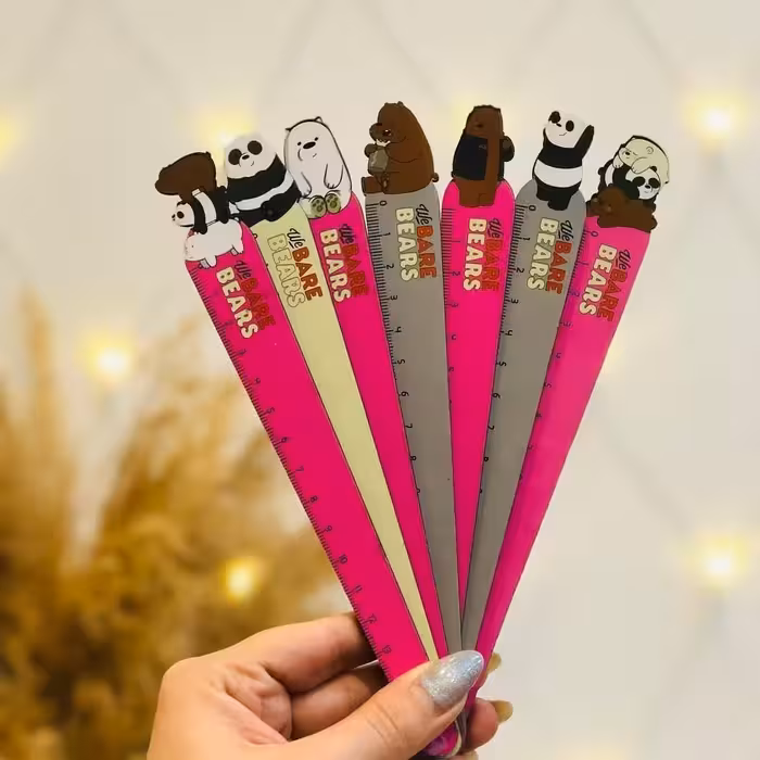 خط کش و بوکمارک چوبی در طرح های فانتزی (دایناسور و خرس و کاکتوس و روباه ) تک و عمده 