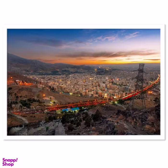 تابلو بکلیت طرح منظره شهری تهران بزرگ مدل W-14465