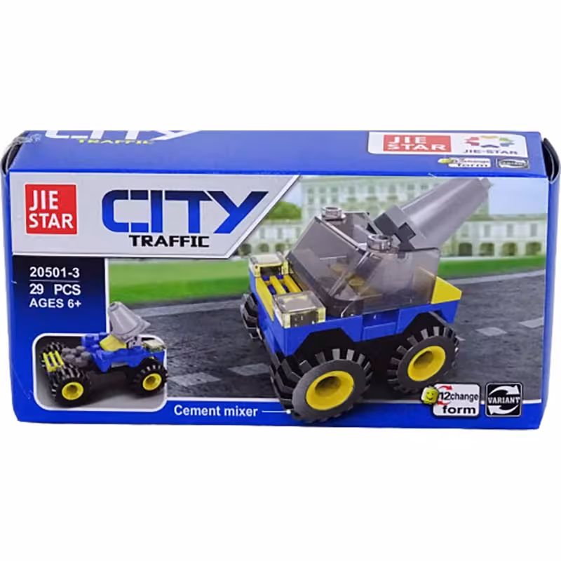 ساختنی ژی استار مدل لگو شهر کد JIE STAR 20501-3