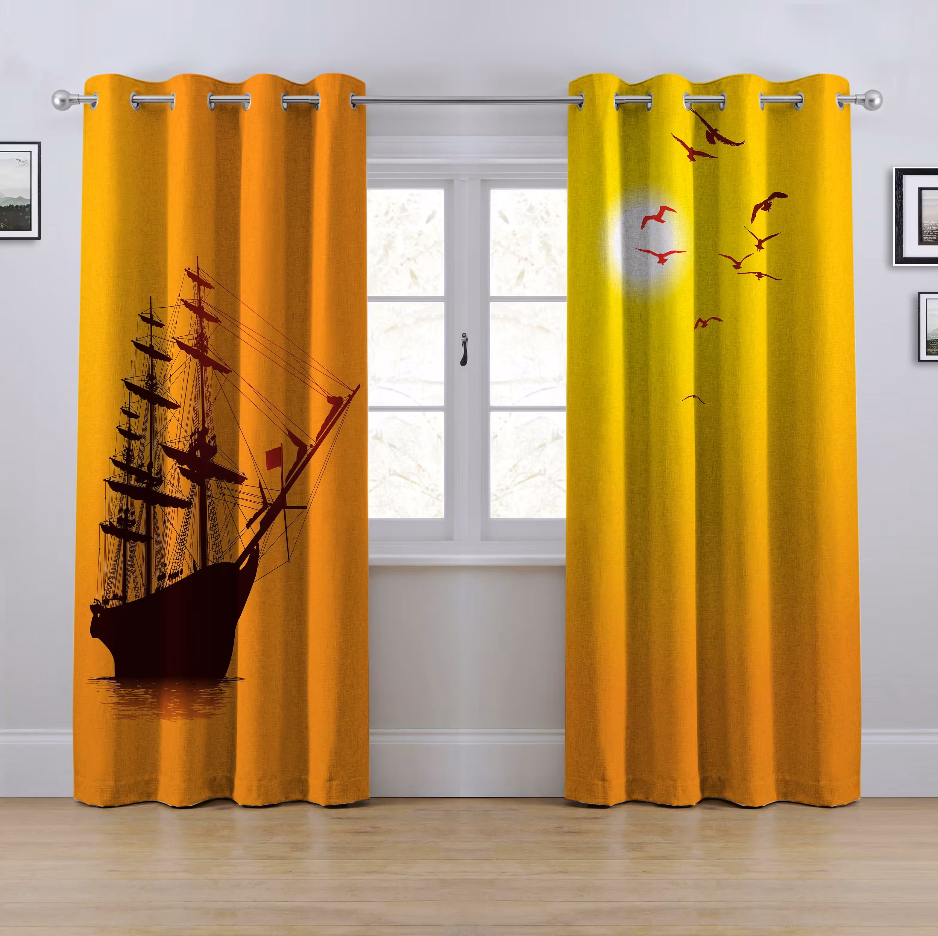 پرده پانچی مدل کشتی ابعاد ارتفاع280در عرض145