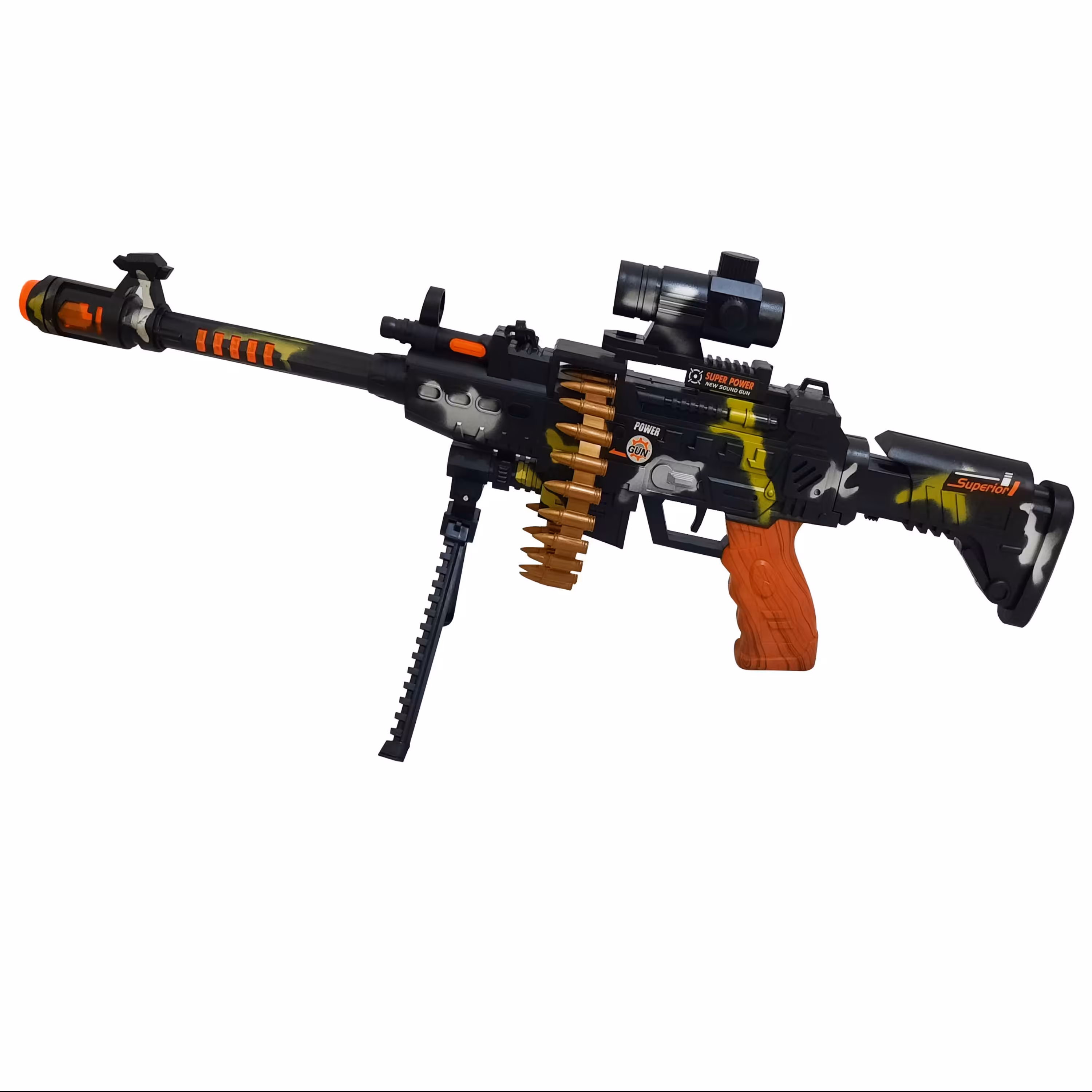 اسباب بازی تفنگ موزیکال طرح مسلسل کد8743