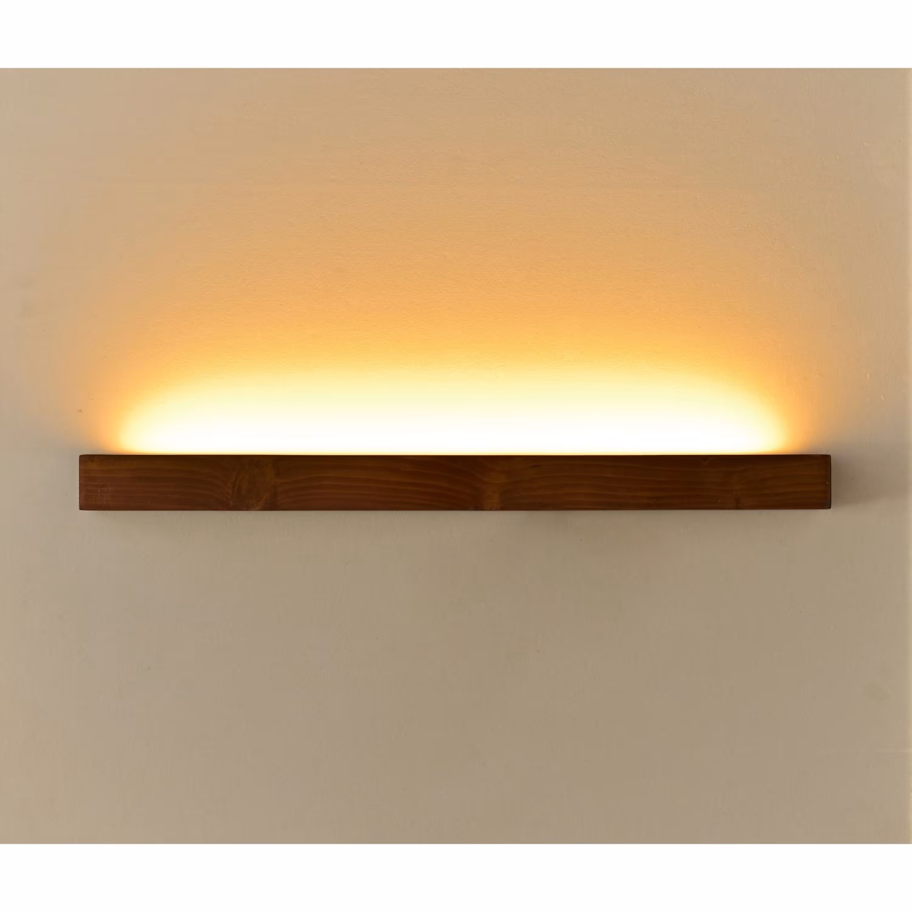 چراغ خواب چوبی LED دار مدل SW4 با روکش نیم پلی استر