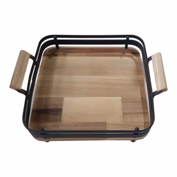 سینی مربع خط صاف 30*30 آماهوم