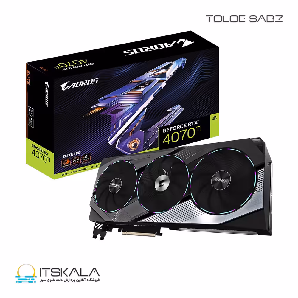 کارت گرافیک گیگابایت AORUS GeForce RTX 4070 Ti ELITE 12G | ITSKALA