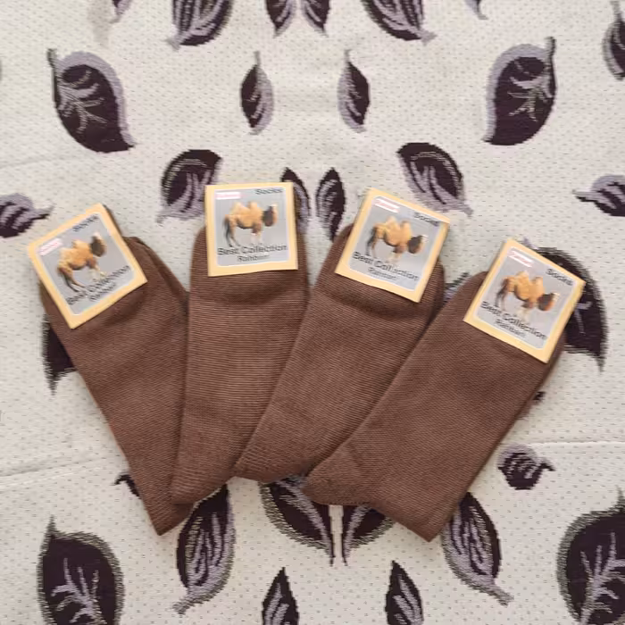 پک 4عددی جوراب گرم پشم شتر با کیفیتی خوب