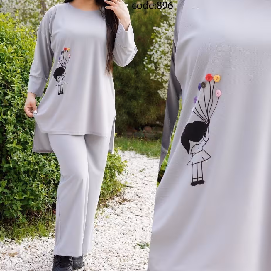 تونیک شلوار بادکنکی 