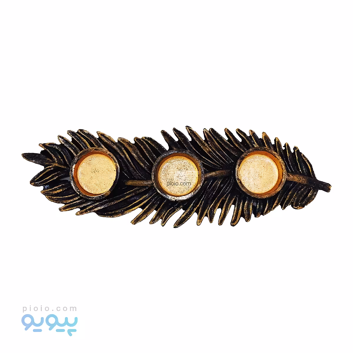 جاشمعی سه شعله طرح برگ