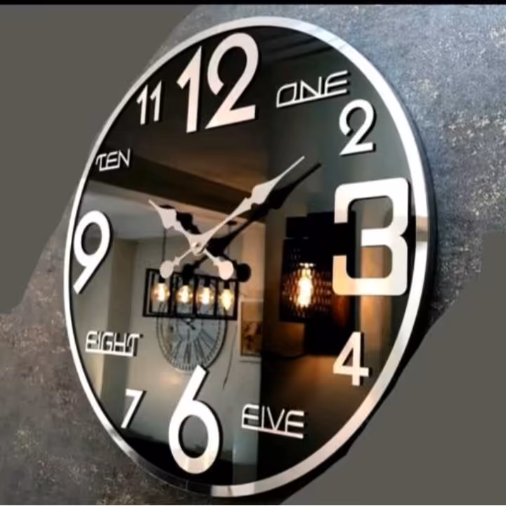 ساعت دیواری  دودی  کد m21